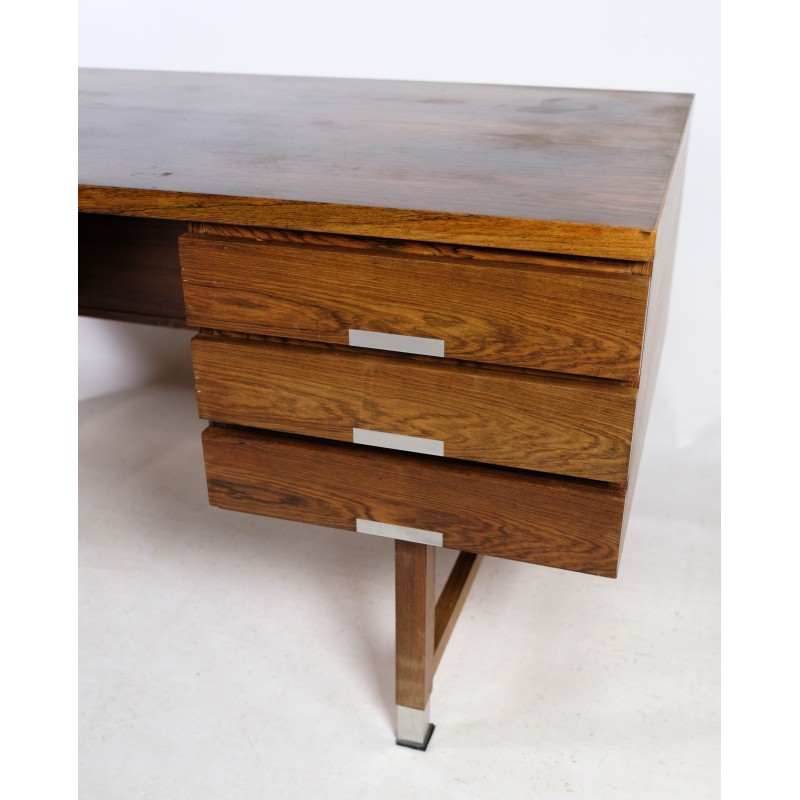 Vintage rosewood desk by Kai Kristiansen, 1960s