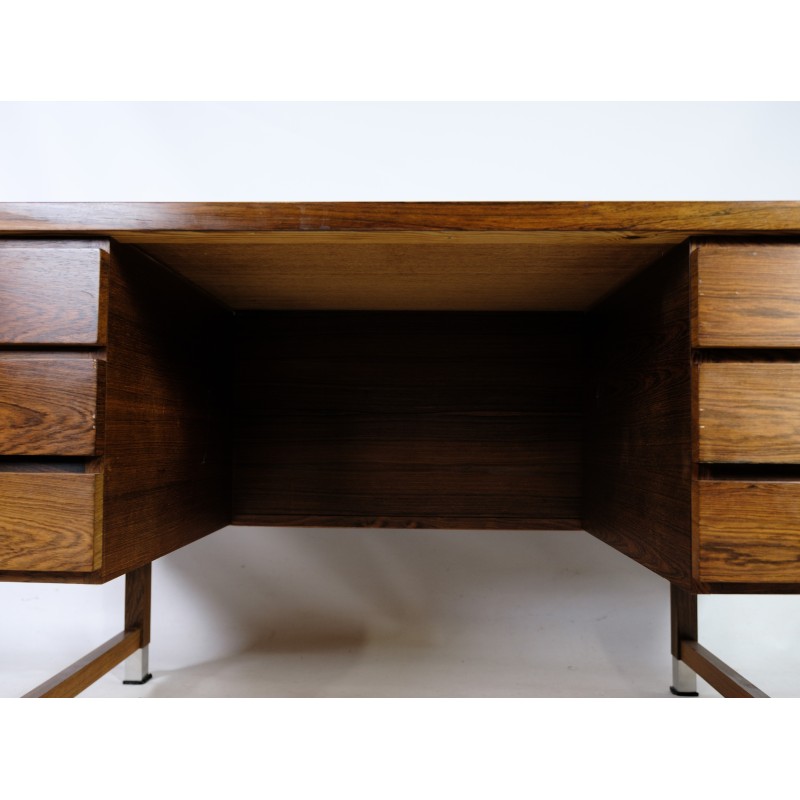 Vintage rosewood desk by Kai Kristiansen, 1960s