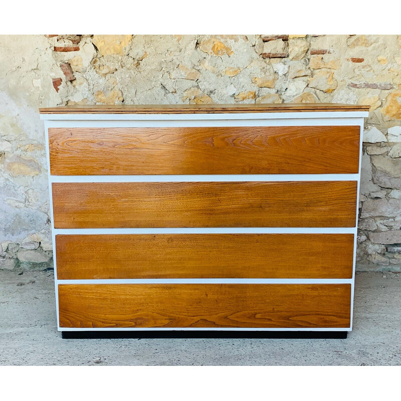 Mobiliário artesanal de madeira Vintage, 1950-1960