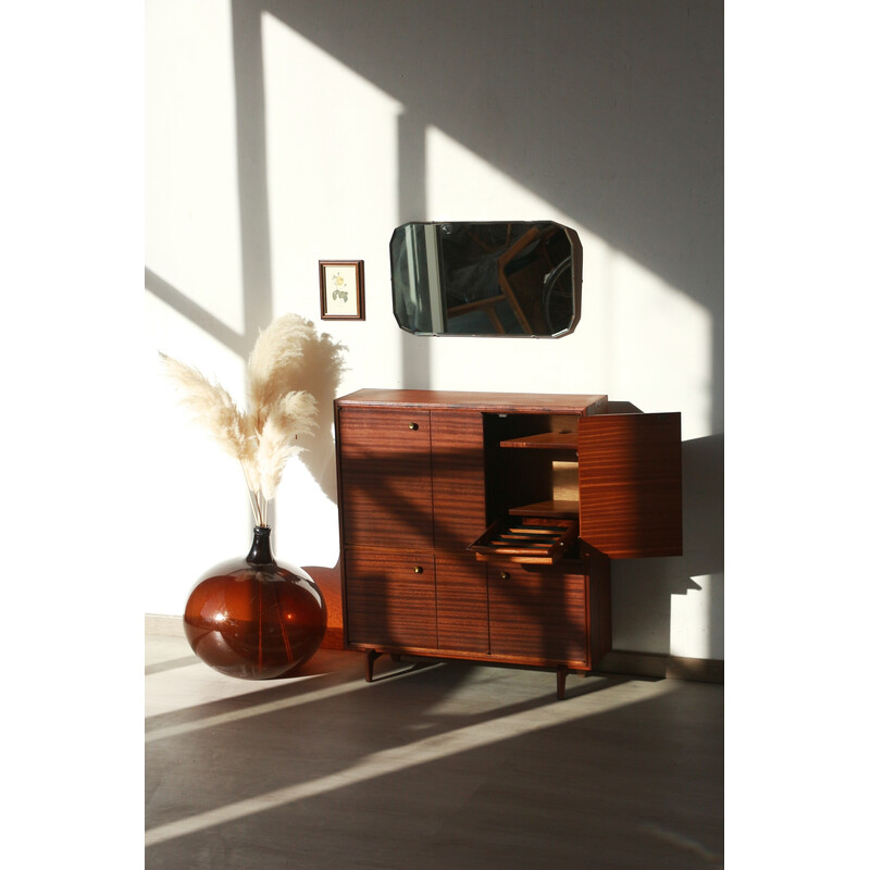 Vintage teak storage cabinet for Beaver and Tapley, England 1960