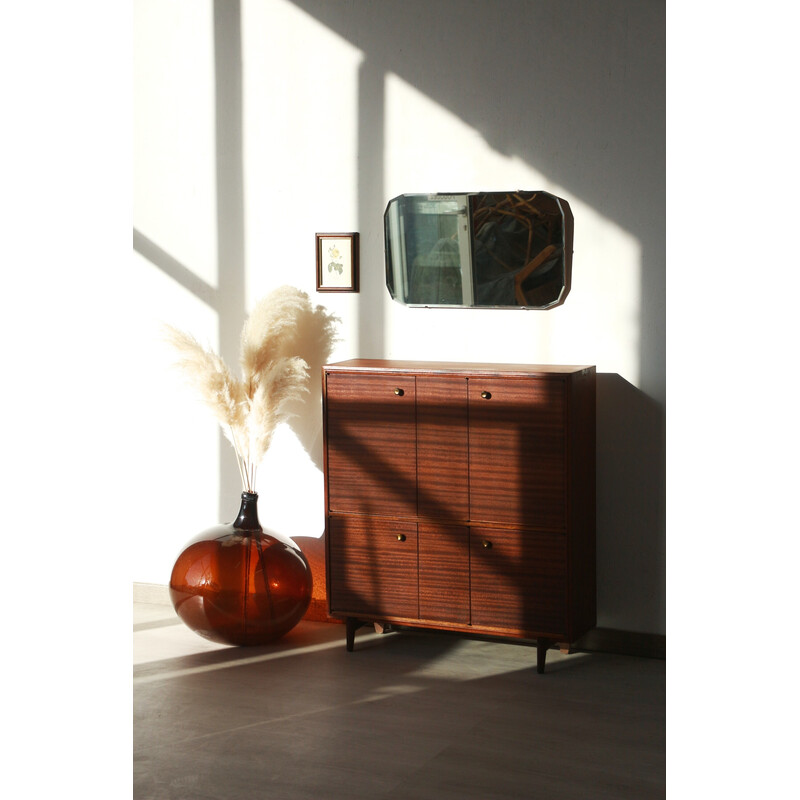 Vintage teak storage cabinet for Beaver and Tapley, England 1960