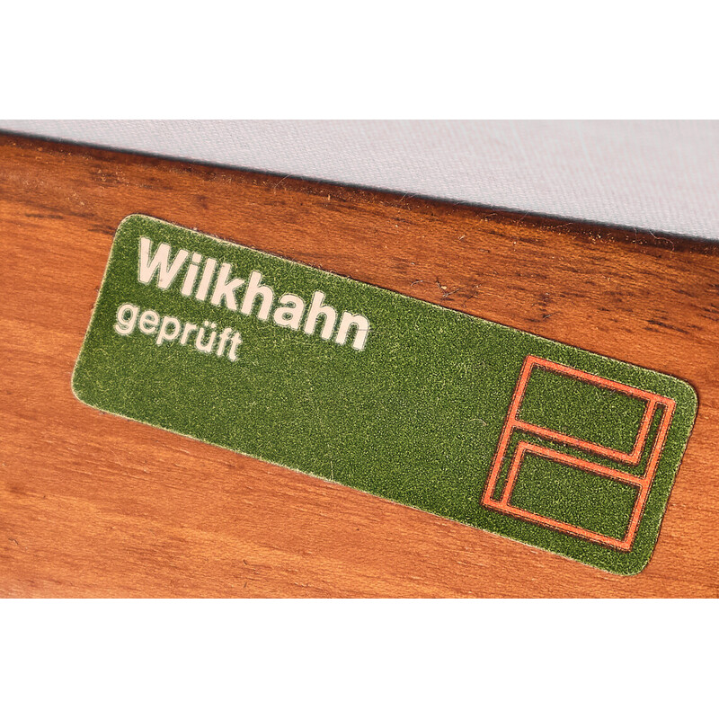 Vintage kersen fauteuil van Josef Hillerbrand voor Wilkhahn, Duitsland 1960