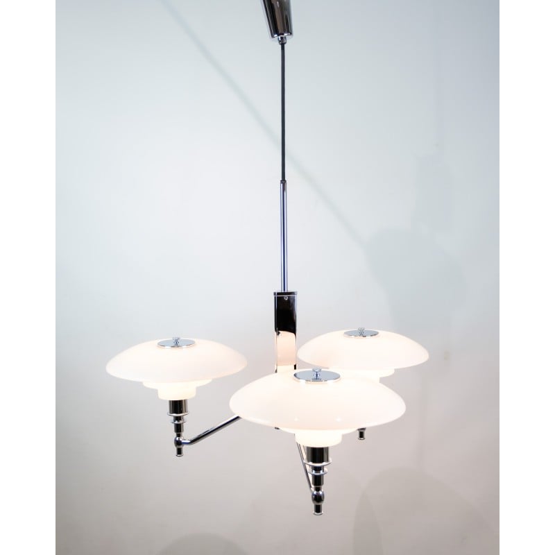 Vintage opal glass pendant lamp by Poul Henningsen for Louis Poulsen, 1925-1926s