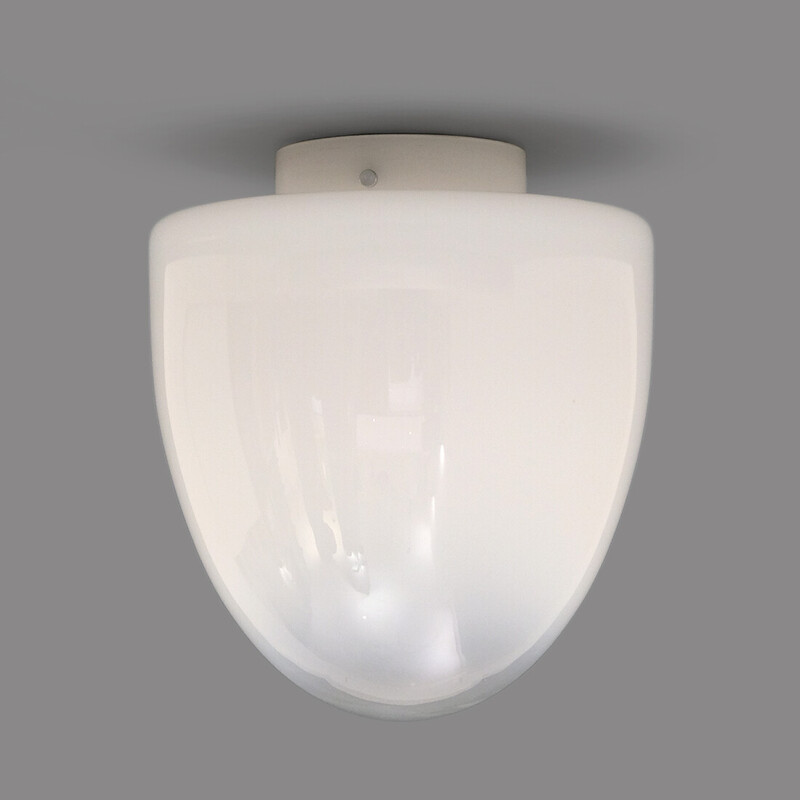 Vintage ceiling lamp "Ebe 34" in Murano glass by Giusto Toso for Leucos, 1970s