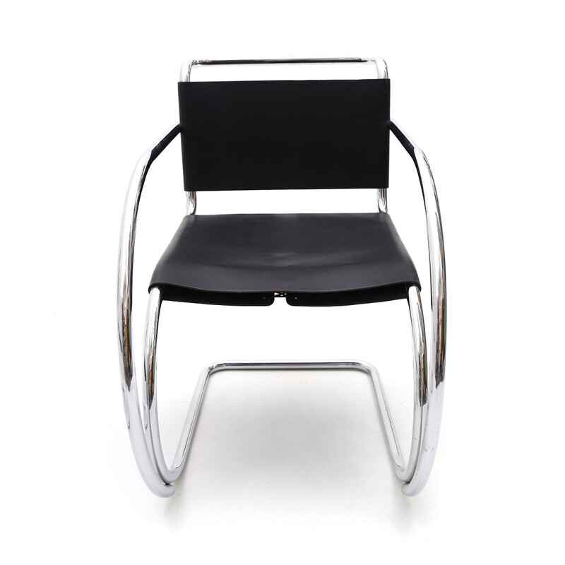 Set van 4 vintage "mr" stoelen van Ludwig Mies van der Rohe voor Knoll, jaren 1980