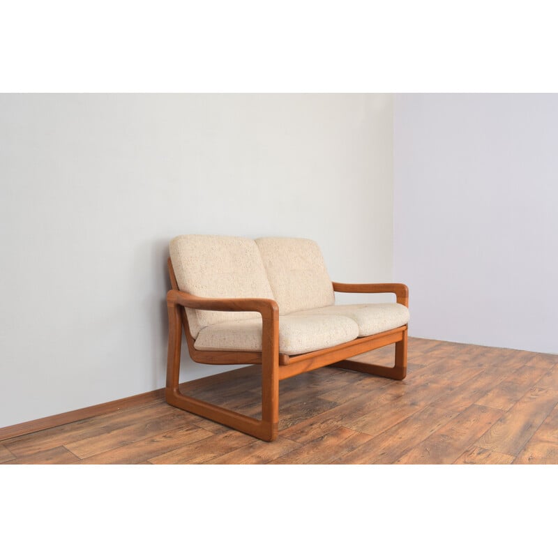 Mid-century Danish teak sofa by Poul Jeppesens, 1970s