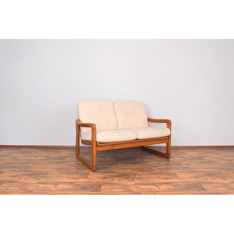 Mid-century Danish teak sofa by Poul Jeppesens, 1970s