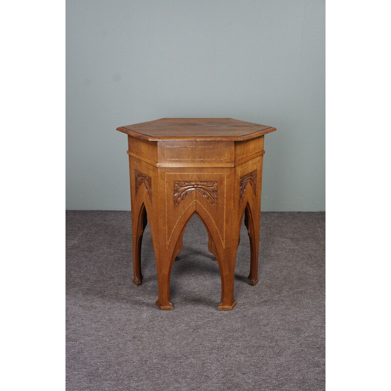 Mesa lateral de madeira Vintage