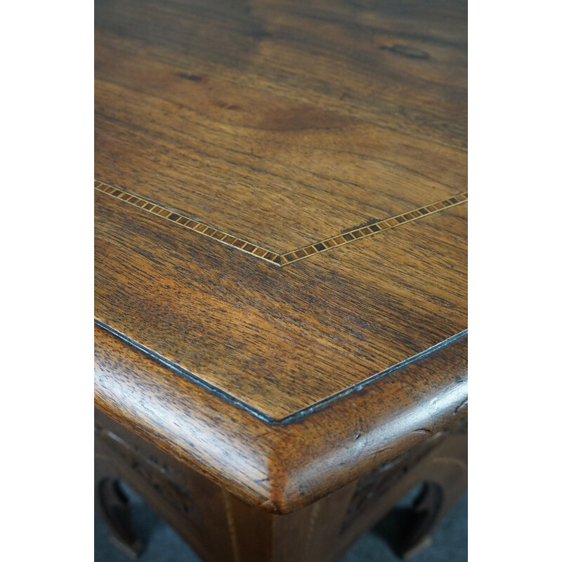 Mesa auxiliar vintage de madera