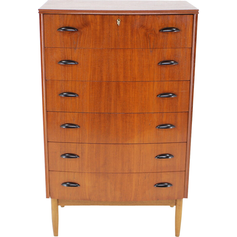 Vintage teak chest of drawers, Denmark 1960s