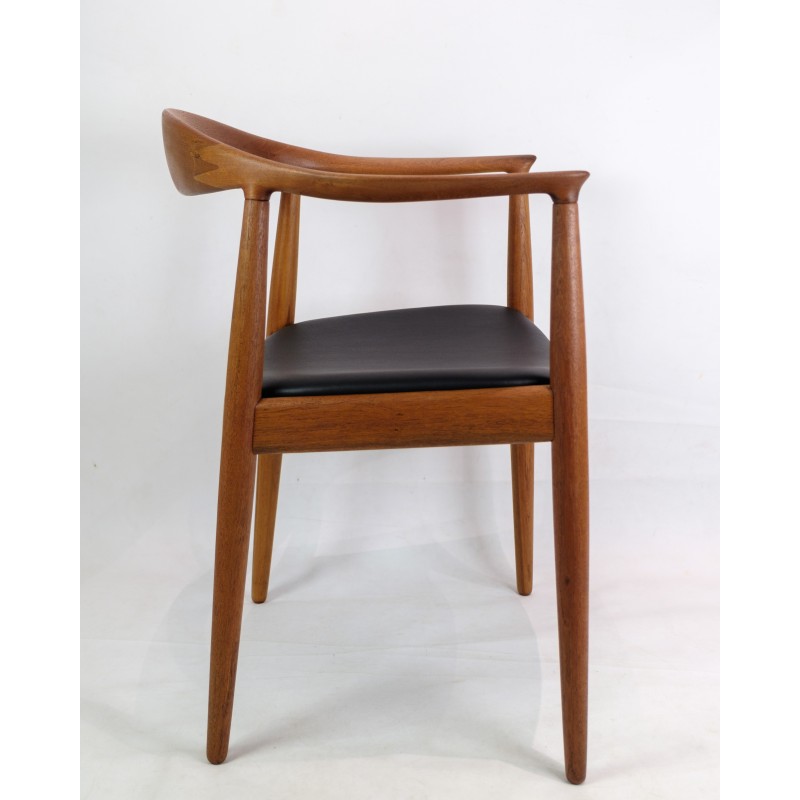 Vintage fauteuil model Jh503 van Hans J. Wegner voor Johannes Hansen, jaren 1950