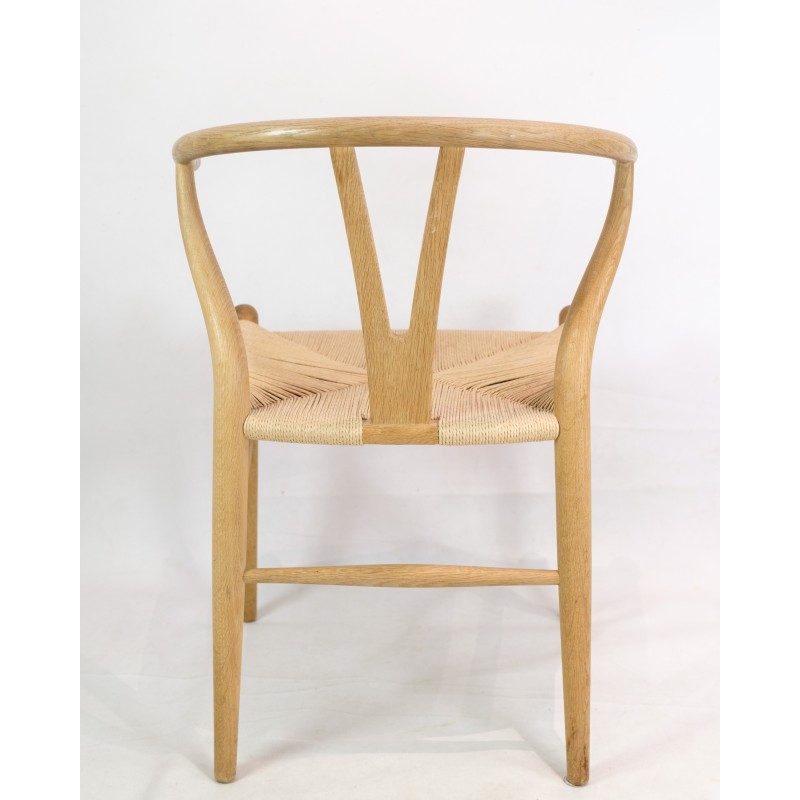 Ensemble de 4 chaises vintage modèle Ch24 en bois de chêne par Hans J. Wegner, 1950