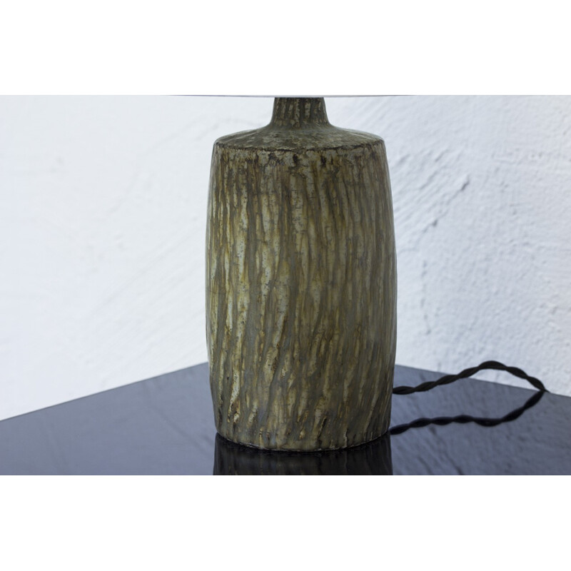 Ceramic pedestal table lamp by Gunnar Nylund for Rörstrand - 1950s