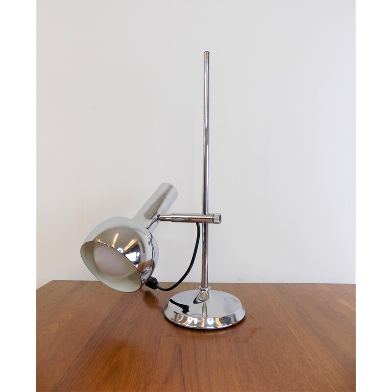 Lámpara de mesa vintage de Leclaire y Schäfer, años 60