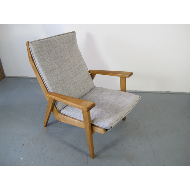 Mid-Century Dutch Lotus Easy Chair by Rob Parry for Gelderland - 1950s
