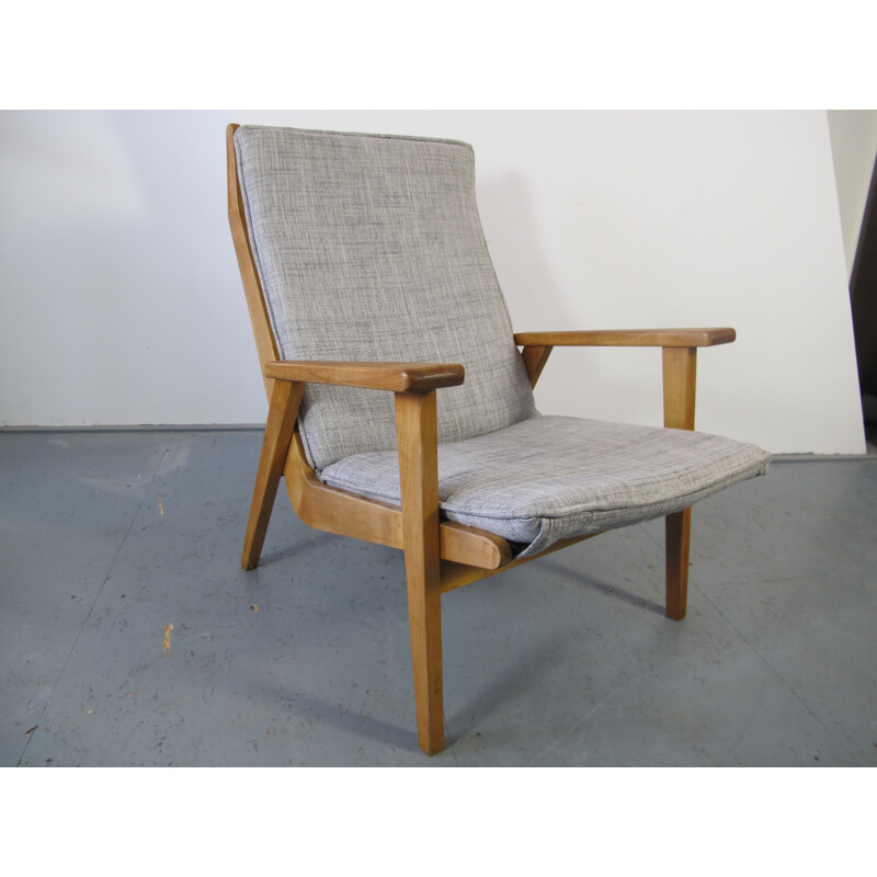 Mid-Century Dutch Lotus Easy Chair by Rob Parry for Gelderland - 1950s