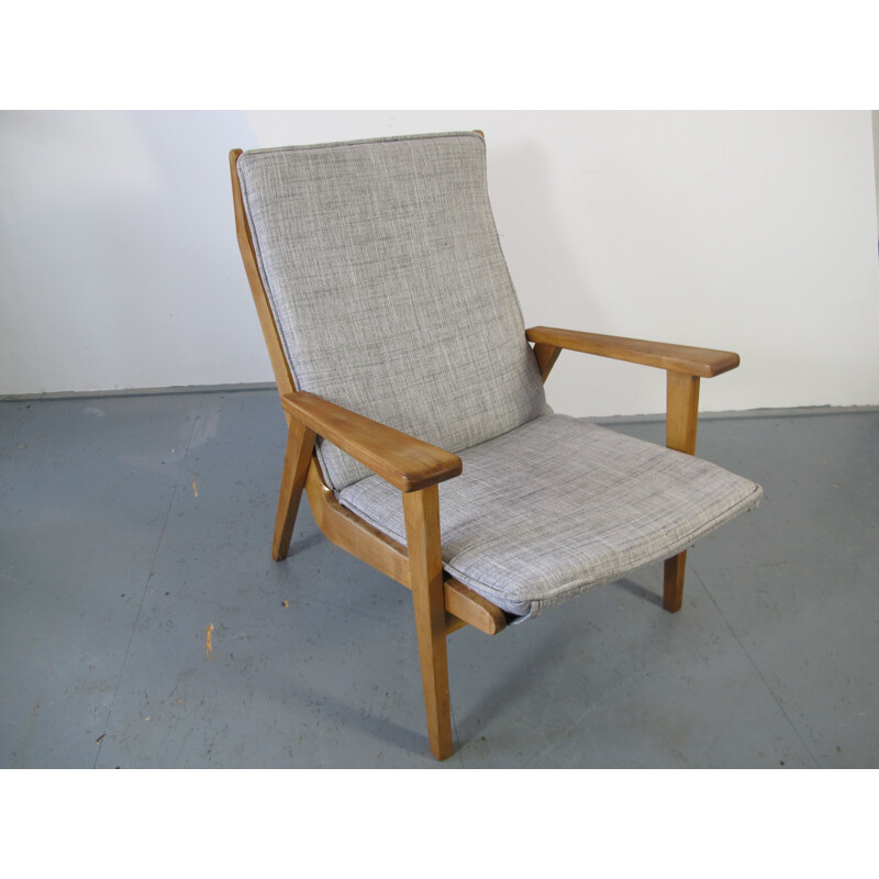 Mid-Century Dutch Lotus Easy Chair by Rob Parry for Gelderland - 1950s