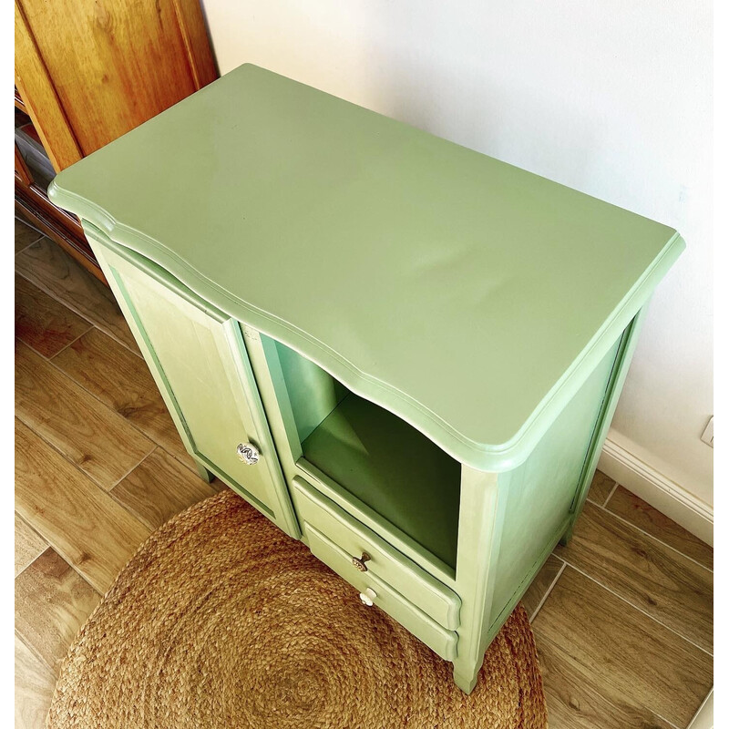 Vintage brocante storage cabinet