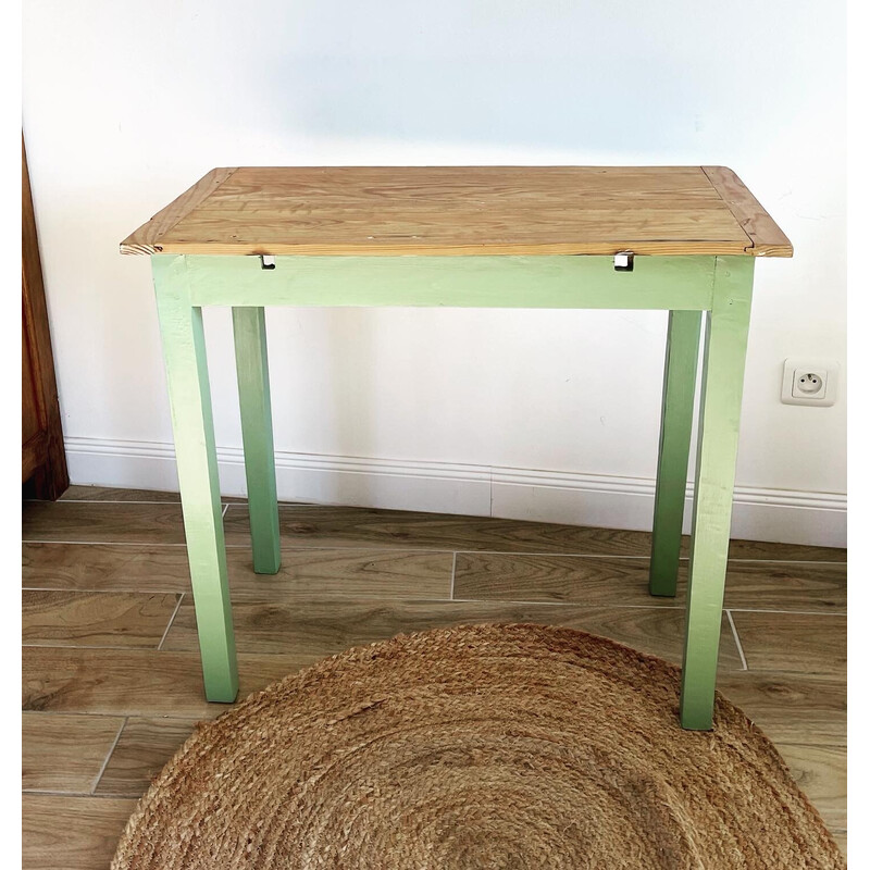 Vintage wooden farm table