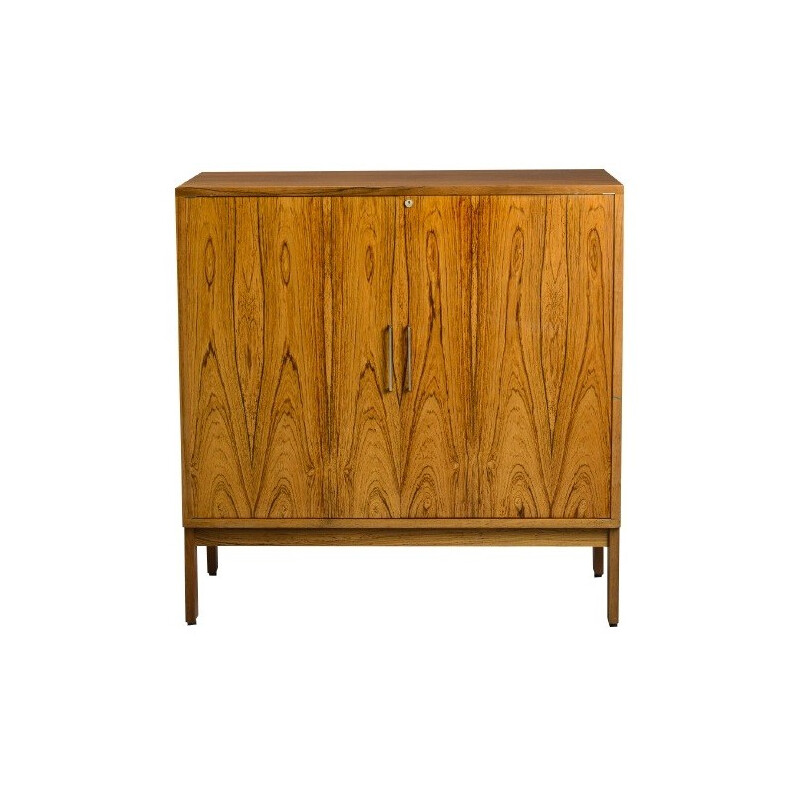 Scandinavian sideboard in rosewood with 2 doors - 1960s