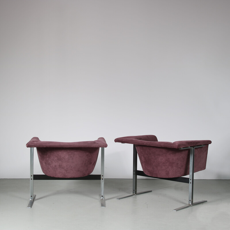 Pair of vintage armchairs by Geoffrey Harcourt for Artifort, Netherlands 1960