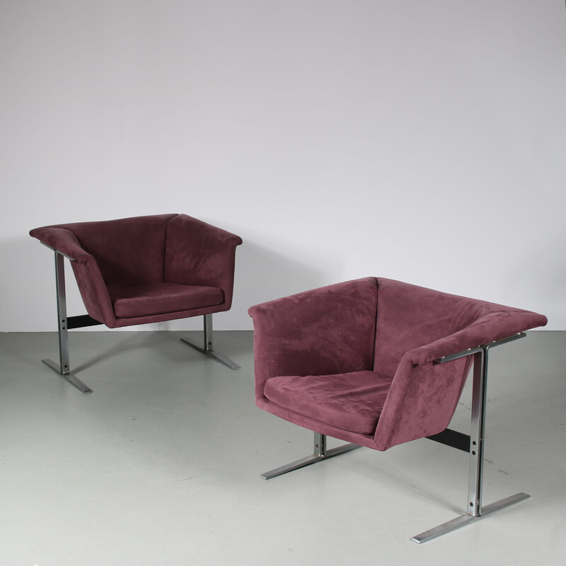 Paar vintage fauteuils van Geoffrey Harcourt voor Artifort, Nederland 1960