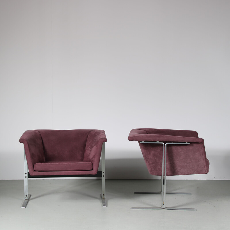 Pair of vintage armchairs by Geoffrey Harcourt for Artifort, Netherlands 1960