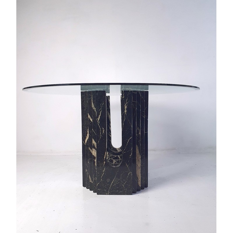 Vintage marble table by Carlo Scarpa for Cattelan Italia, 1960s