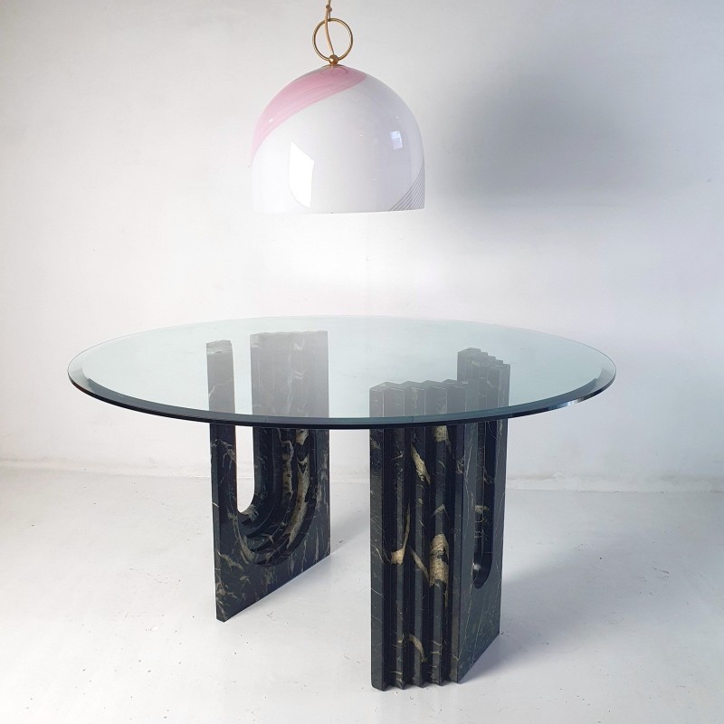 Vintage marble table by Carlo Scarpa for Cattelan Italia, 1960s