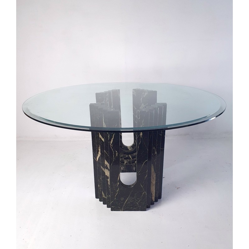 Table vintage en marbre de Carlo Scarpa pour Cattelan Italia, 1960