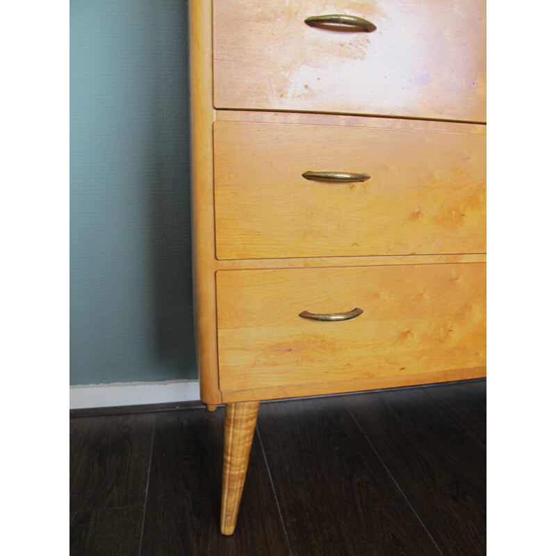 Mid century Italian Chest of Drawers with key - 1950s