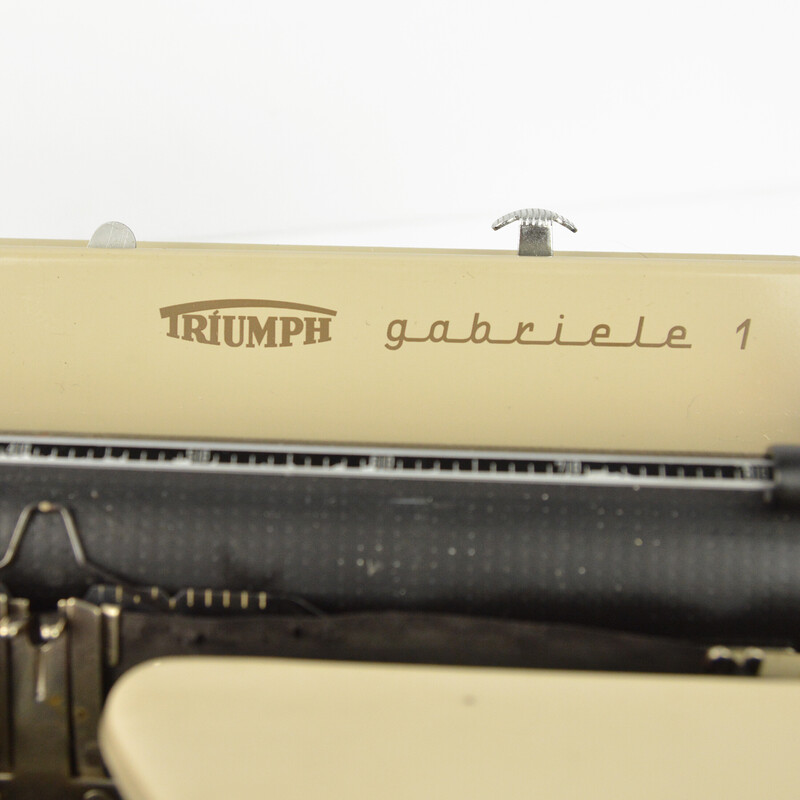 Macchina da scrivere vintage a valigetta di Triumph Werke Nurnberg Ag, Germania 1964