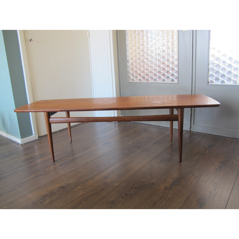 Danish vintage coffee table in teak - 1950s