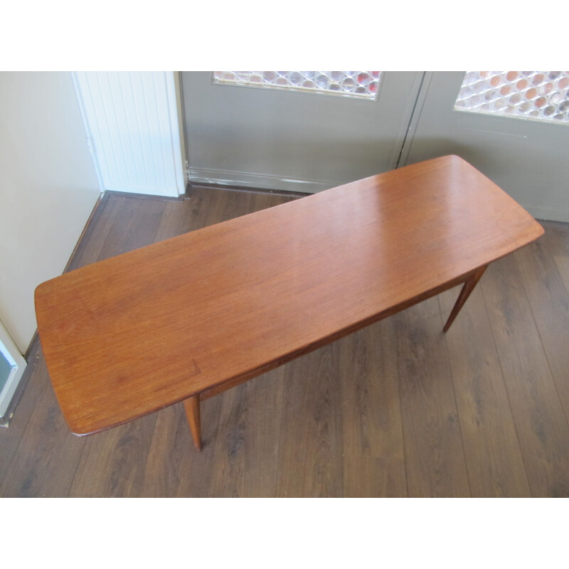 Danish vintage coffee table in teak - 1950s