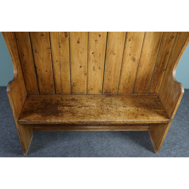 Vintage detached English Settle bench