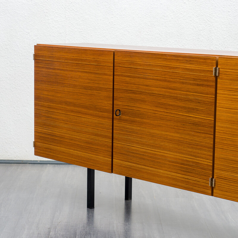 Vintage-Sideboard aus Nussbaum und Zebrano, 1960er Jahre