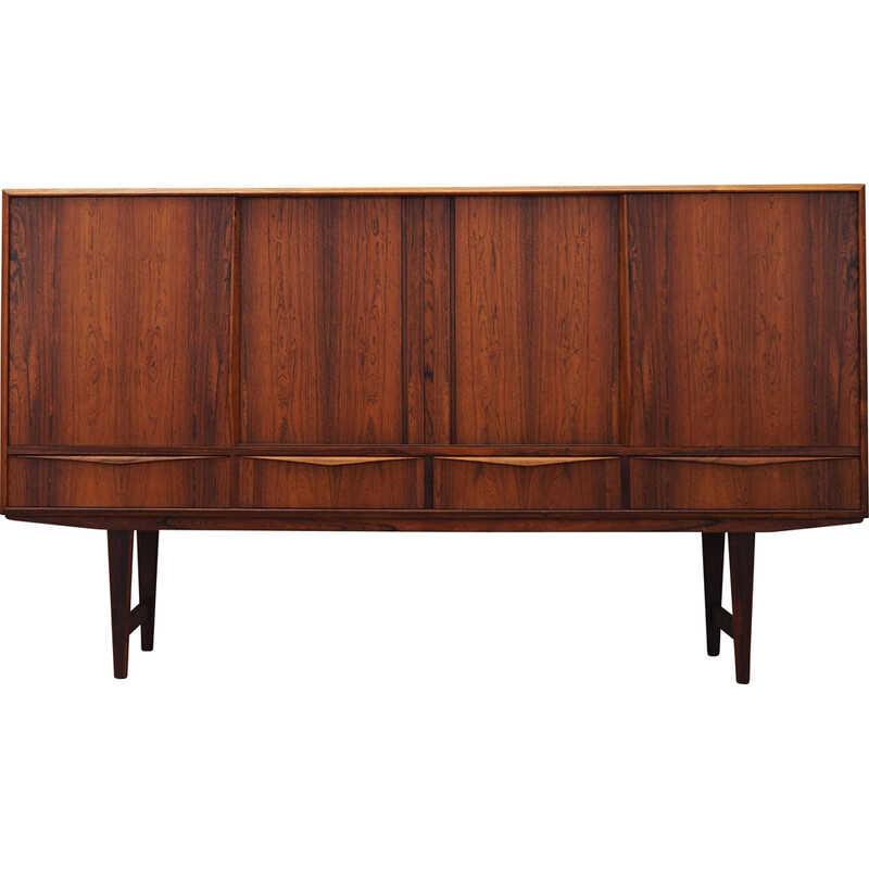 Vintage Danish rosewood highboard by E.W. Bach, 1960s