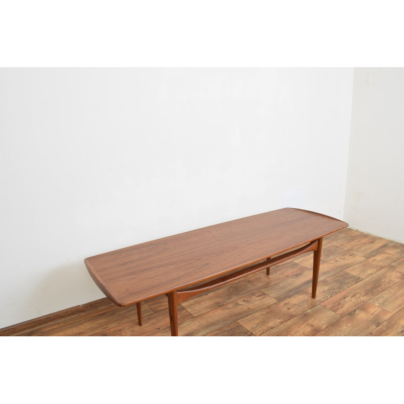 Mid-century teak coffee table by Tove Kindt-Larsen for France and Søn, 1960s