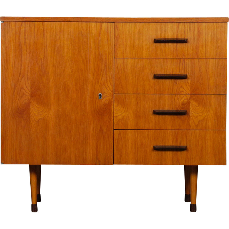 Vintage wooden chest of drawers for Up Zavody, 1960s