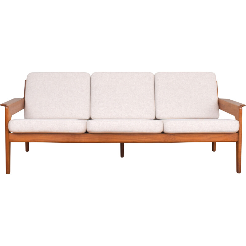 Vintage Sofa aus Teakholz von Arne Wahl Iversen für Komfort, Dänemark 1960er Jahre