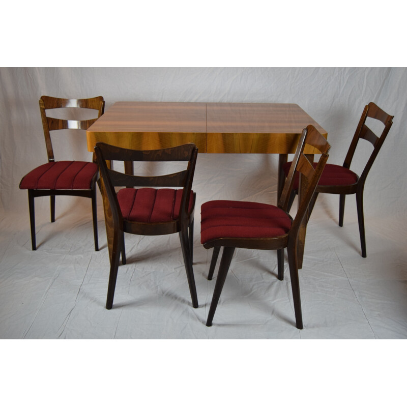 Set da pranzo vintage in teak, 1960