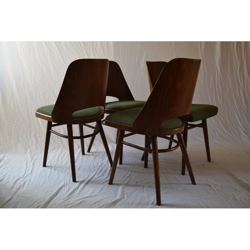 Set of four dining chairs produced by Thonet - 1960s