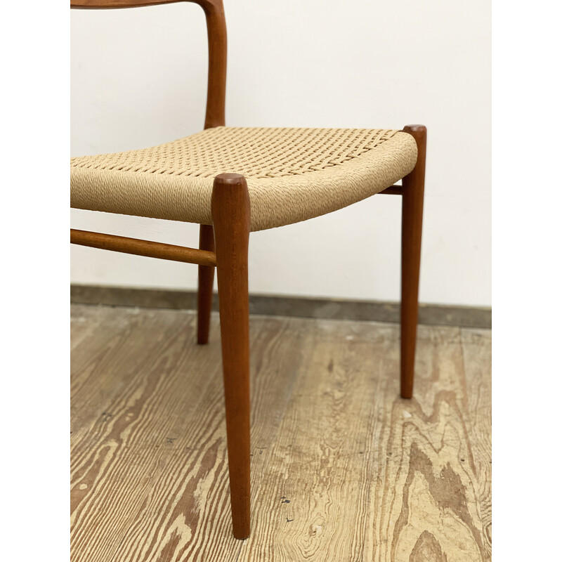 Danish mid century dining chair model 75 in teak by Niels O. Møller for J.L. Møllers, 1950s