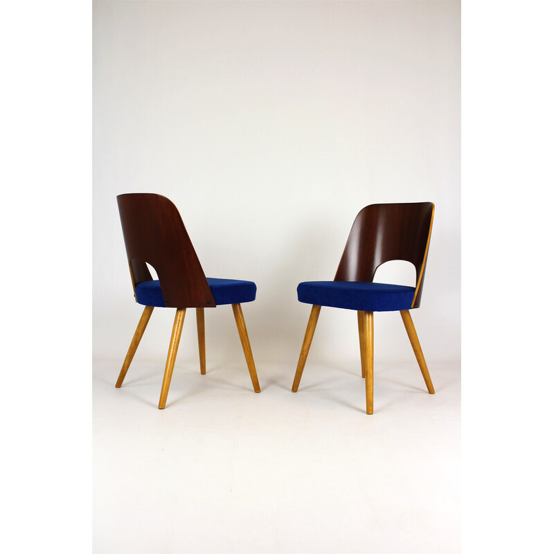 Pair of vintage dining chairs by Oswald Haerdtl for Tatra, Czechoslovakia 1960s