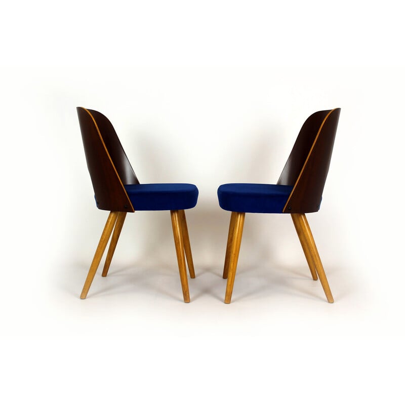 Pair of vintage dining chairs by Oswald Haerdtl for Tatra, Czechoslovakia 1960s