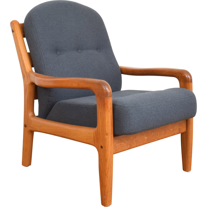 Fauteuil danois vintage en teck par Dyrlund, 1970