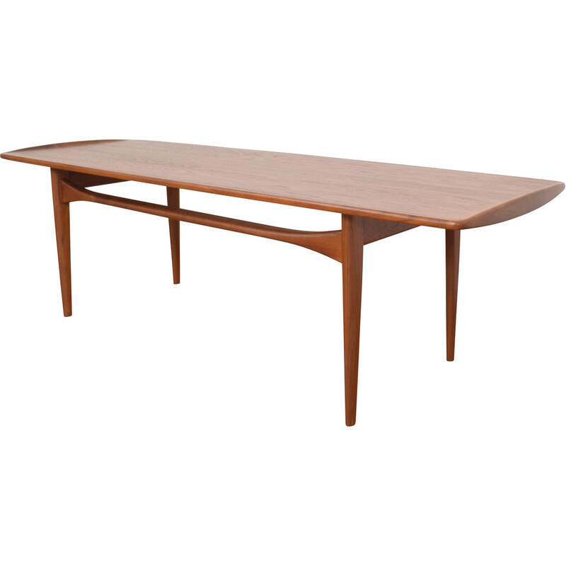 Mid-century teak coffee table by Tove Kindt-Larsen for France and Søn, 1960s