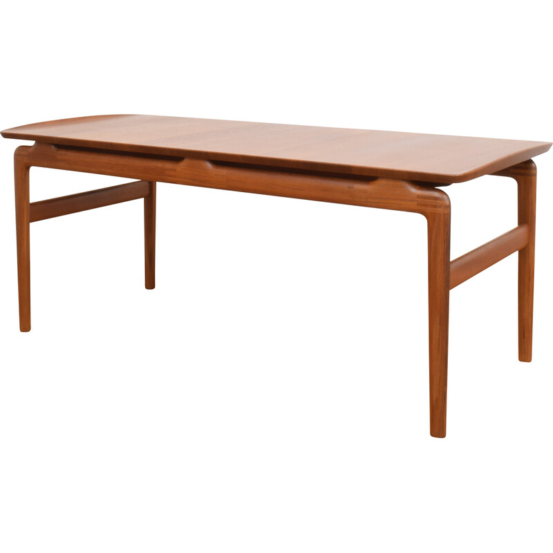 Vintage teak model 640 coffee table by Peter Hvidt and Orla Mølgaard-Nielsen for France and Søn, 1950s