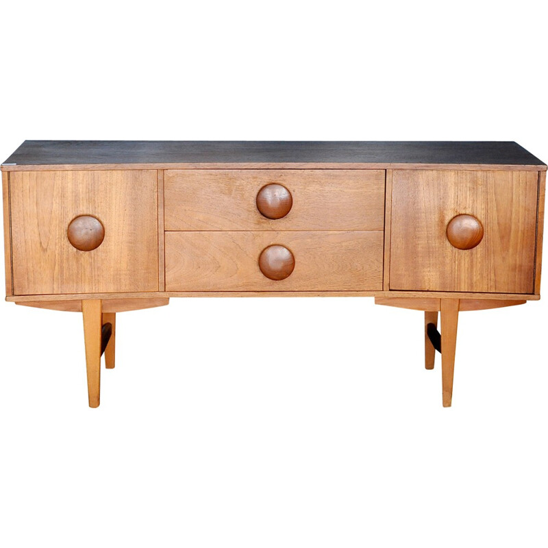 Vintage curved sideboard - 1960s