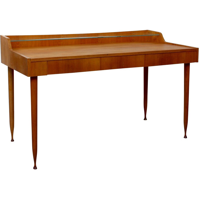 VEB desk in elm - 1950s